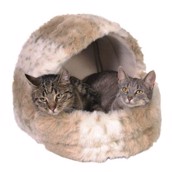 Kattehule model Leika, beige/hvid