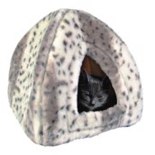 Kattehule model Leila, beige/hvid