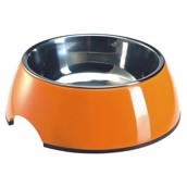 Mad og vandsk�le i melamin og rustfrit st�l, orange