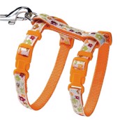 HUNTER sele og line Retro Flower, orange