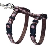 HUNTER sele og line Retro Flower, brun