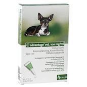 Advantage Vet loppemiddel til hunde 0-4 kg