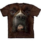 T-shirt med k�mpe Boxer ansigt