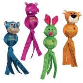 Kong Wubba Ballistic Friend - sjove farverige bamser