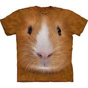 T-shirt med k�mpe marsvin ansigt