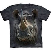 T-shirtmed k�mpe n�sehorn ansigt