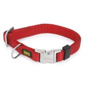 Halsb�nd Vario Basic Alu strong, R�d, Large
