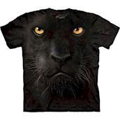 T-shirt med k�mpe panter ansigt