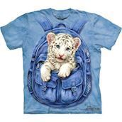 Tigerunge i rygs�k t-shirt