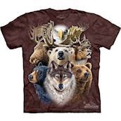Northern Wildlife Collage t-shirt