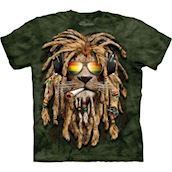 T-shirt med Rastafari l�ve