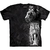 T-shirt med Hvid Tiger motiv