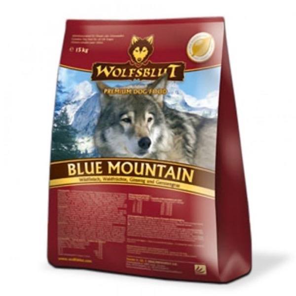 Wolfsblut Blue Mountain hundefoder, 15 kg