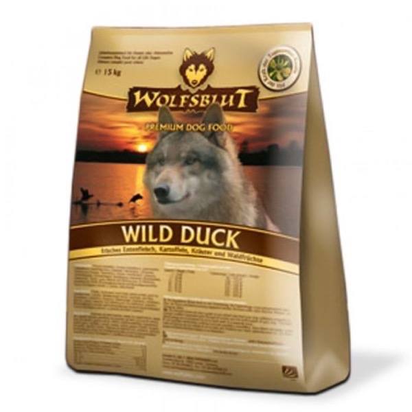 WolfsBlut Wild Duck hundefoder, 15 kg
