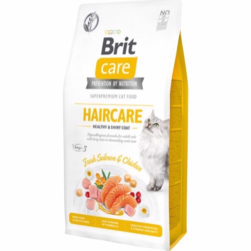 Brit Care Cat Haircare Shiny Coat, 7 kg