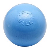 Jolly Ball Bounce-N-Play solid punkterfri hundehold, 15 cm, blå