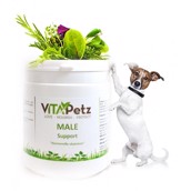 VitaPetz Male Support, til hormonelt betinget ubalancer, 375g