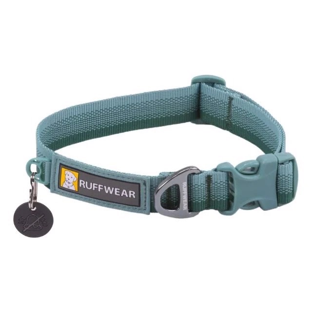 6: Ruffwear Front Range halsbånd, River Rock Green,  51 - 66 cm