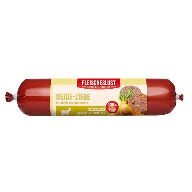 #2 - Fleischelust pølse med ged, græskar og svesker, 800g