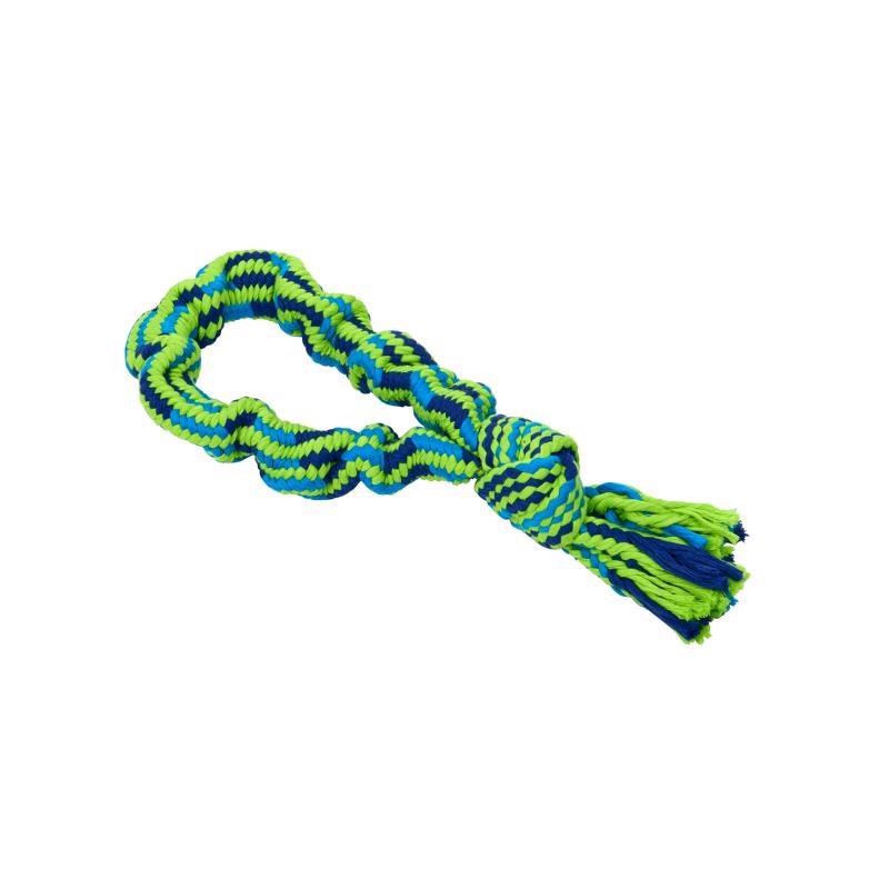 Billede af BUSTER Colour Bungee Rope Single Knot, blå/lime, 33 cm