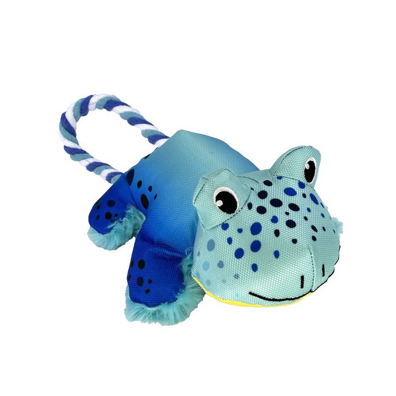 Se KONG Cozie Tuggz Frog, Small/Medium hos MyPets.dk