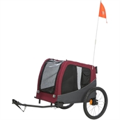 Cykeltrailer til hunde, op til 30 kg