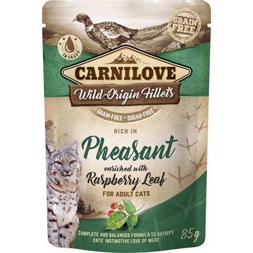 Carnilove Cat Pouch Fasan Vådfoder Poser á 85g