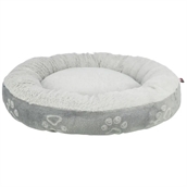 Jimmy Soft hundeseng, rund, Lysegrå, Ø50 cm