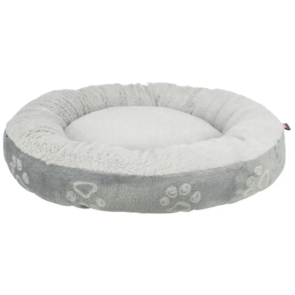 Jimmy Soft hundeseng, rund, Lysegrå, Ø50 cm
