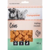 Companion Chicken Coins, 80g - KORT DATO