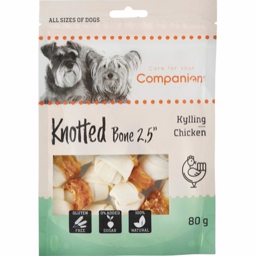 Companion Knotted Chicken Chewing Bone, 80g
