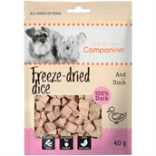 Companion Duck Freeze-dried Dice, 40g.