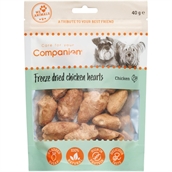 Companion Chicken Hearts Freeze-dried, 40g