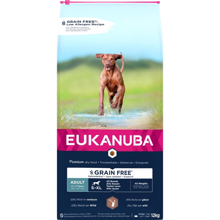 Billede af Eukanuba Adult Grainfree Venison, 12 kg