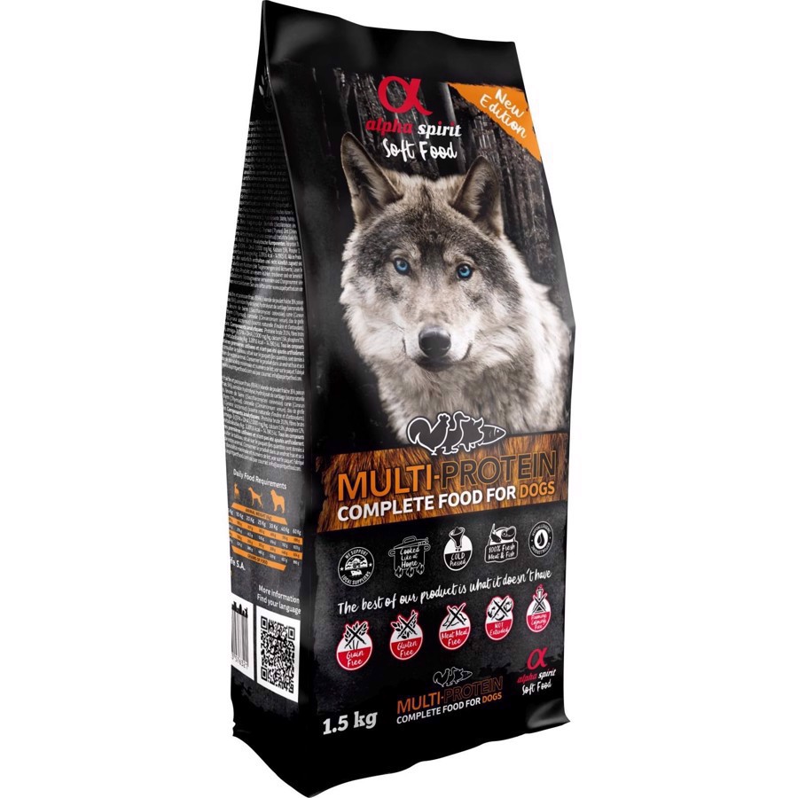 Billede af Alpha Spirit Semi Moist Multiprotein, 1.5 kg