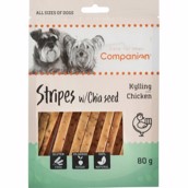 Companion Chicken Stripes med Chiafrø, 80g