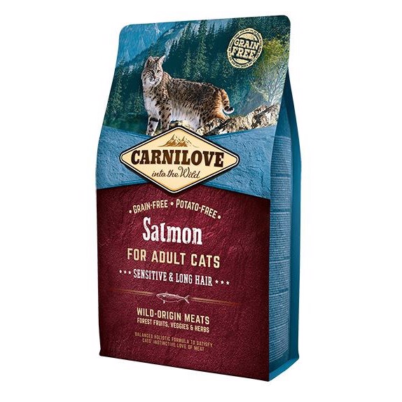 Billede af Carnilove Cat Sensitive Salmon, 2 kg hos MyPets.dk