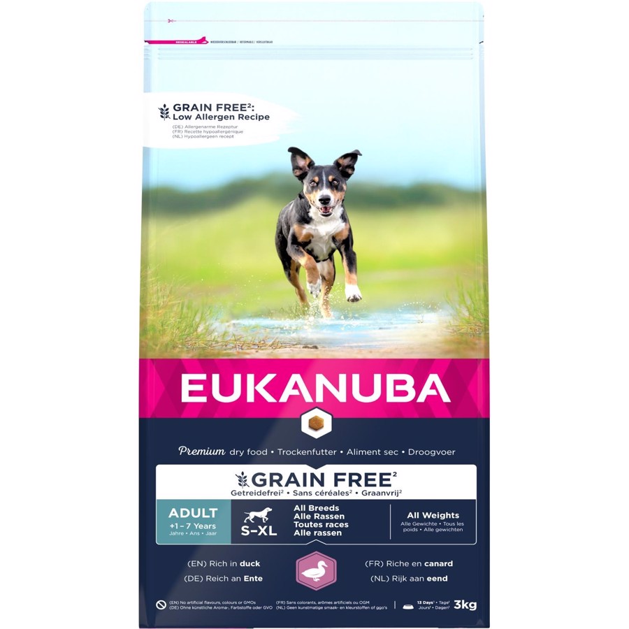 Billede af Eukanuba Adult Grainfree Duck, 3 kg