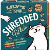 Lilys Kitchen Cat Shredded Fillets Multipack, 8 x 70g