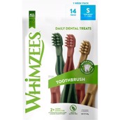 Whimzees Toothbrush Star S, 14 stk, 210g