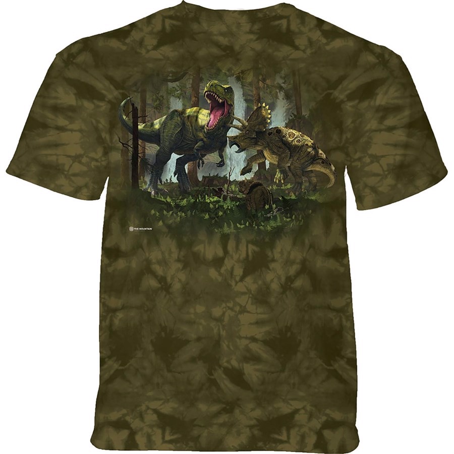 5: Protection Dino t-shirt, The Mountain adult t-shirt, small