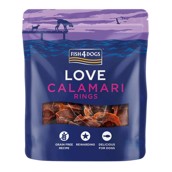 Fish4Dogs Calamari Rings, 60g - KORT DATO