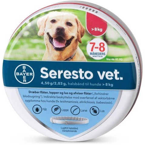 Billede af Seresto Vet loppehalsbånd til hunde over 8 kg