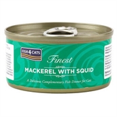 Fish4Dogs Cat Mackerel With Squid, 70g