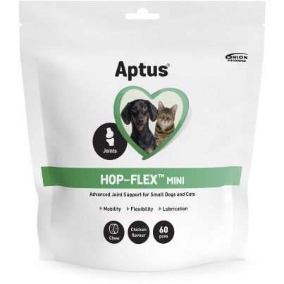 Billede af Aptus Hop-Flex Mini tyggetabletter med grønlæbet musling, 60 stk