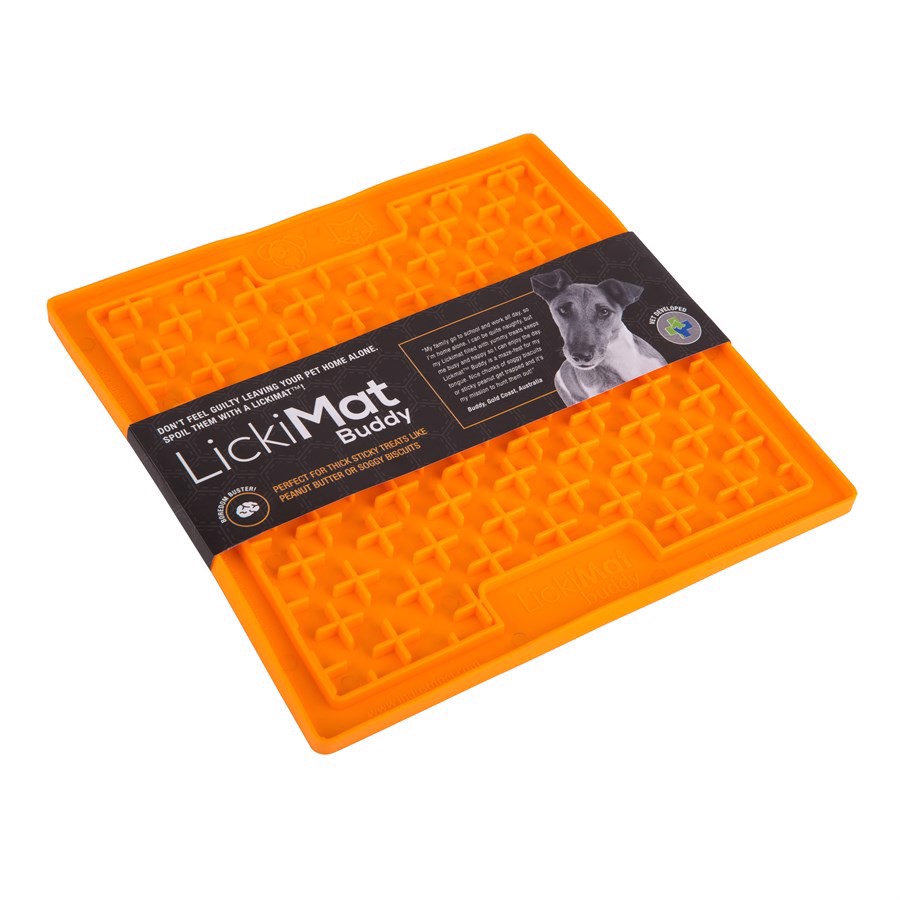 Billede af LickiMat Original, Small, orange hos MyPets.dk