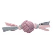Rebbold med fleece til hvalpe, pink