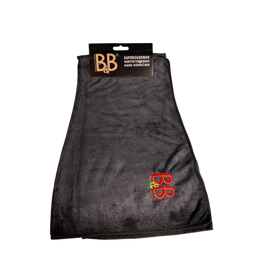 B&B hurtigttørrende håndklæde, 55 x 90 cm - S/M