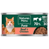 Natures Menu Cat Beef & Chicken, 18 x 85g