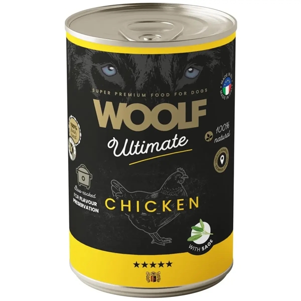 Woolf Ultimate Chicken Dåsemad 400g - 400g